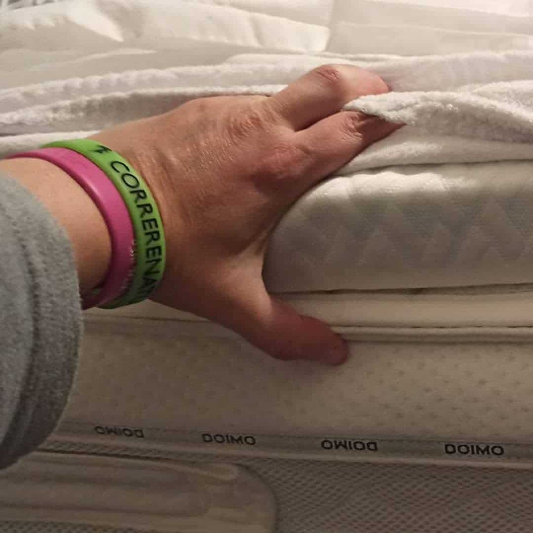 Topper matrimoniale con sistema di ventilazione a celle aperte