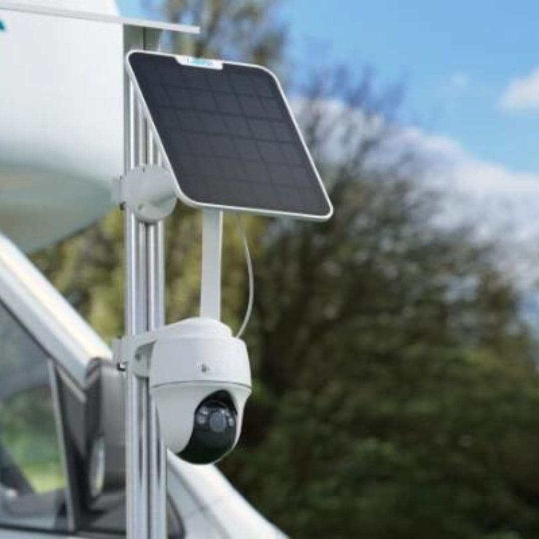 telecamera solare impermeabile